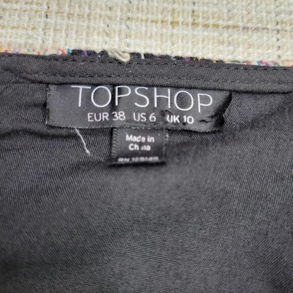 Topshop Fringe Aztec Print Pelmet Skirt 6 - Picture 4 of 7